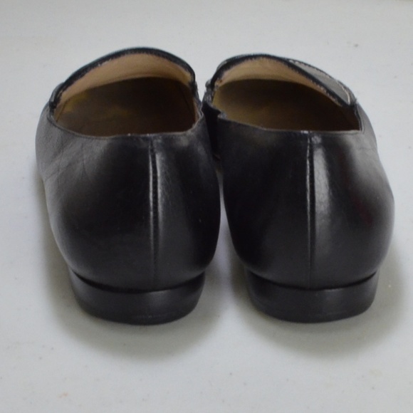 Kate Spade women’s black leather loafers Size 6.5 - Picture 3 of 6